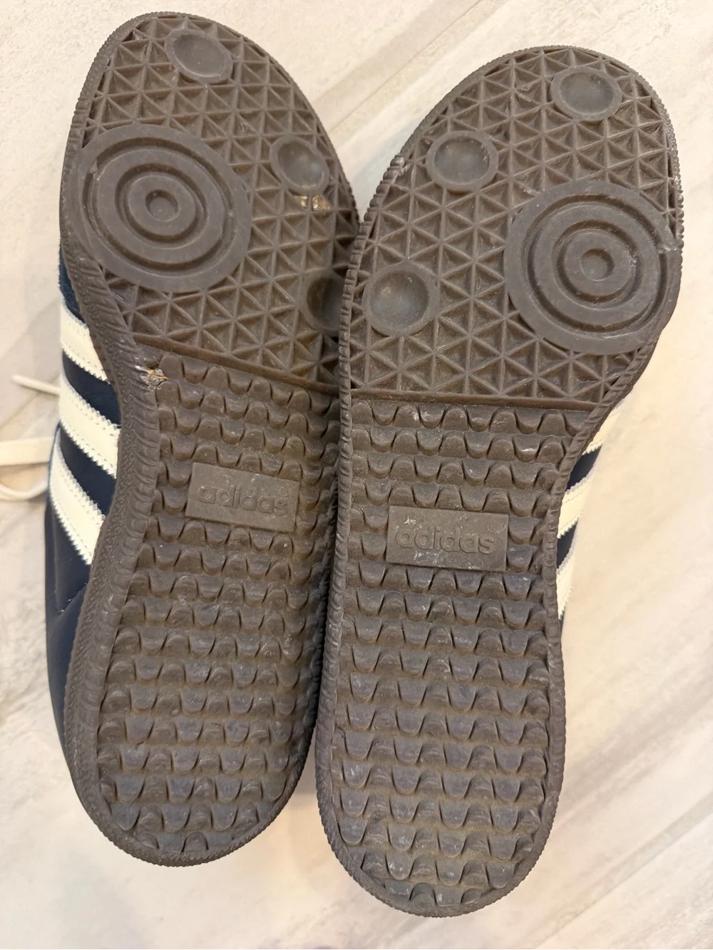 adidas blue navy sambas